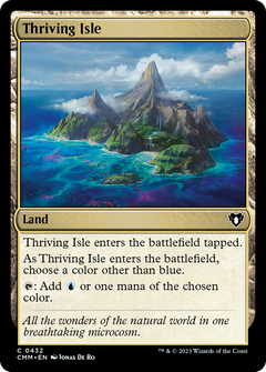 Thriving Isle (CMM-432) - Commander Masters Foil-1