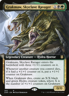 Grakmaw, Skyclave Ravager (Extended Art) [Zendikar Rising]-1