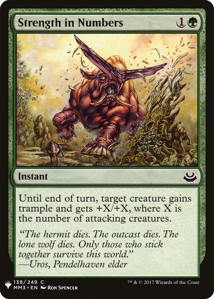 Strength in Numbers [Mystery Booster]-1