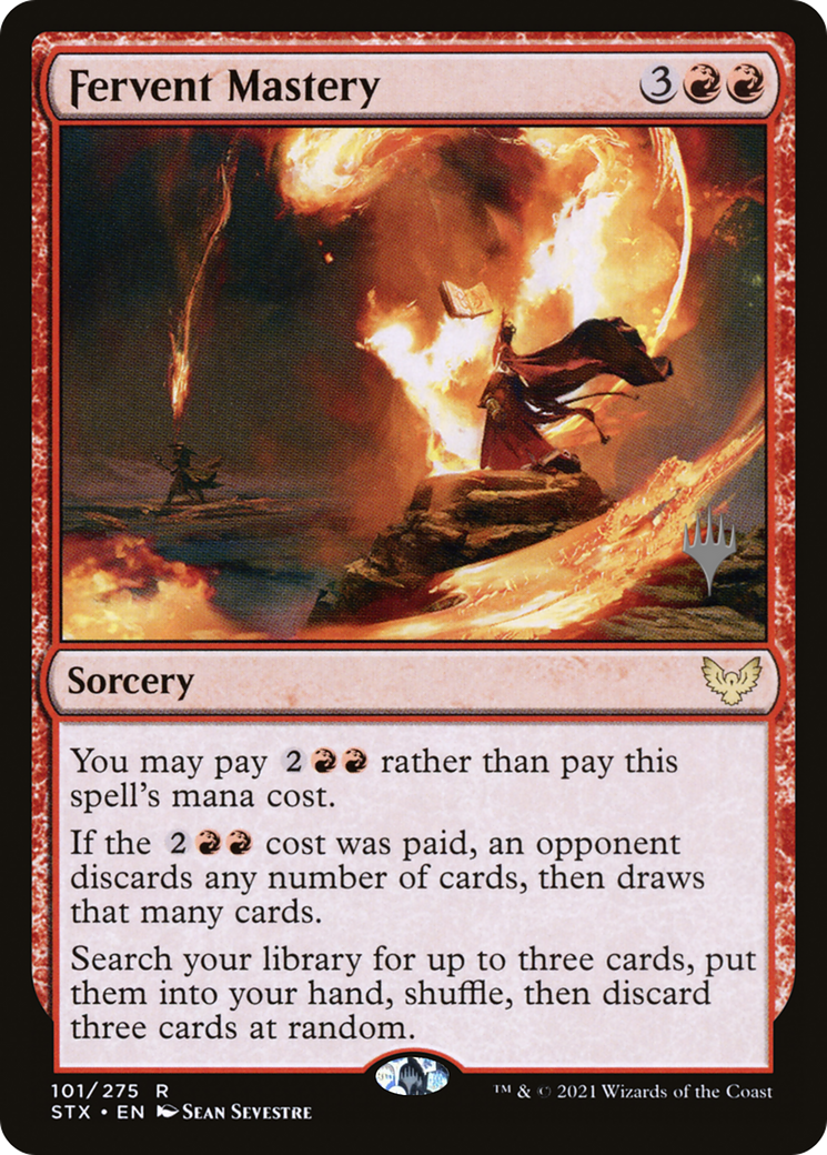 Fervent Mastery (Promo Pack) [Strixhaven: School of Mages Promos]-1