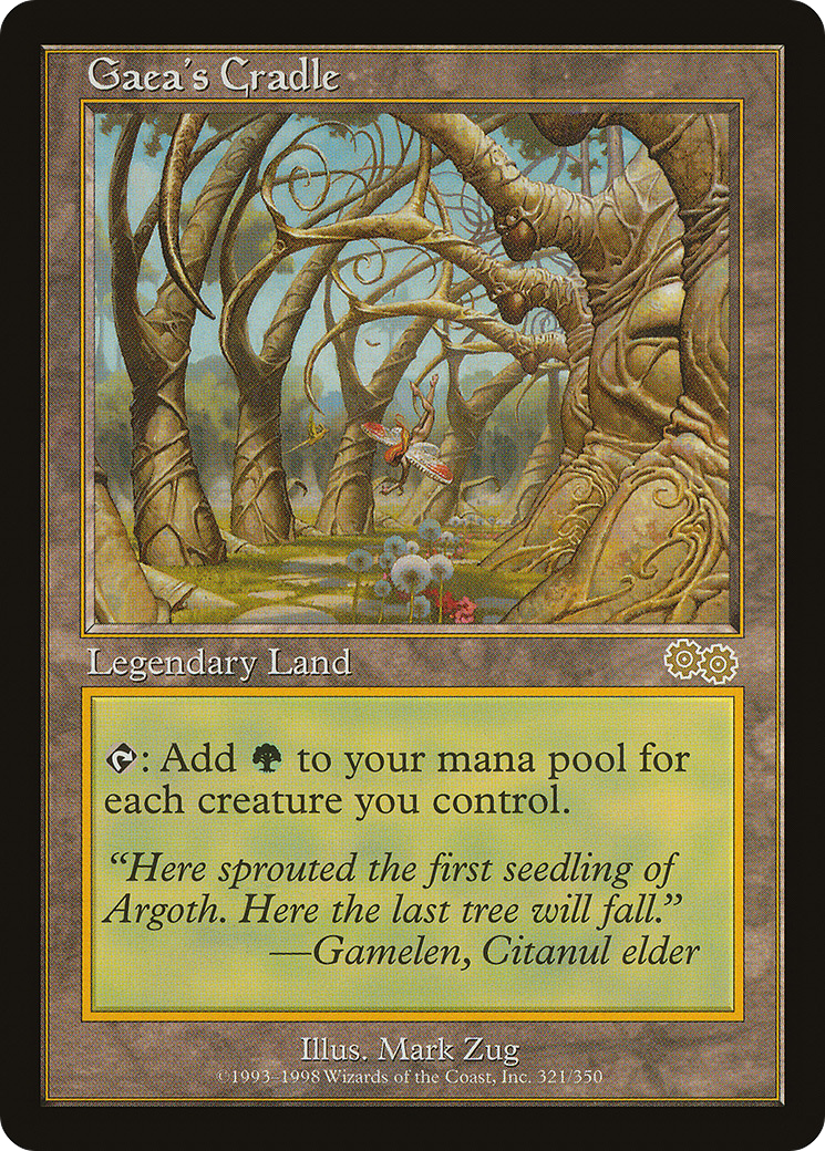 Gaea's Cradle [Urza's Saga]-1