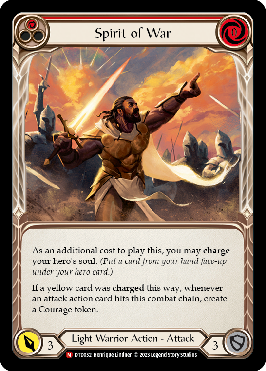 Spirit of War [DTD052] (Dusk Till Dawn)  Rainbow Foil-1