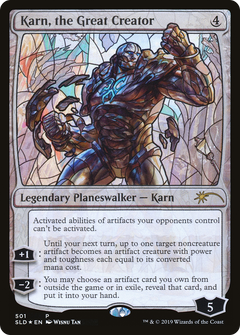Karn, the Great Creator (Stained Glass) [Secret Lair Drop Promos]-1