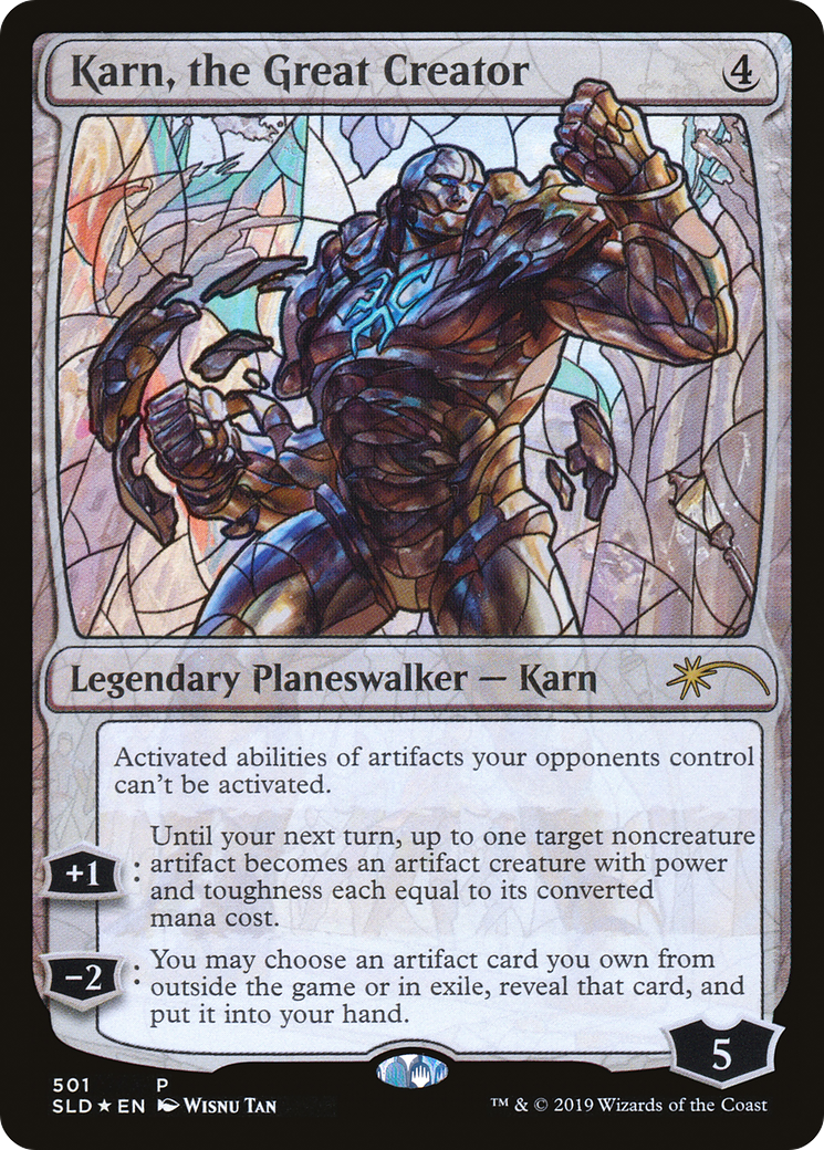 Karn, the Great Creator (Stained Glass) [Secret Lair Drop Promos]-1
