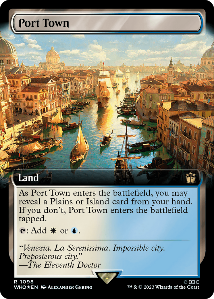 Port Town (Extended Art) (Surge Foil) [Doctor Who]-1