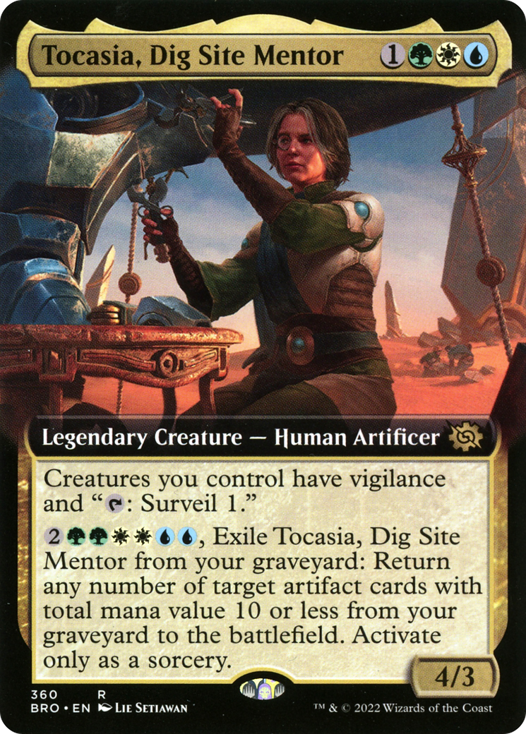 Tocasia, Dig Site Mentor (Extended Art) [The Brothers' War]-1