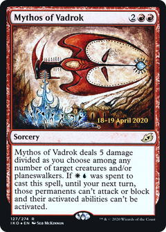 Mythos of Vadrok [Ikoria: Lair of Behemoths Prerelease Promos]-1