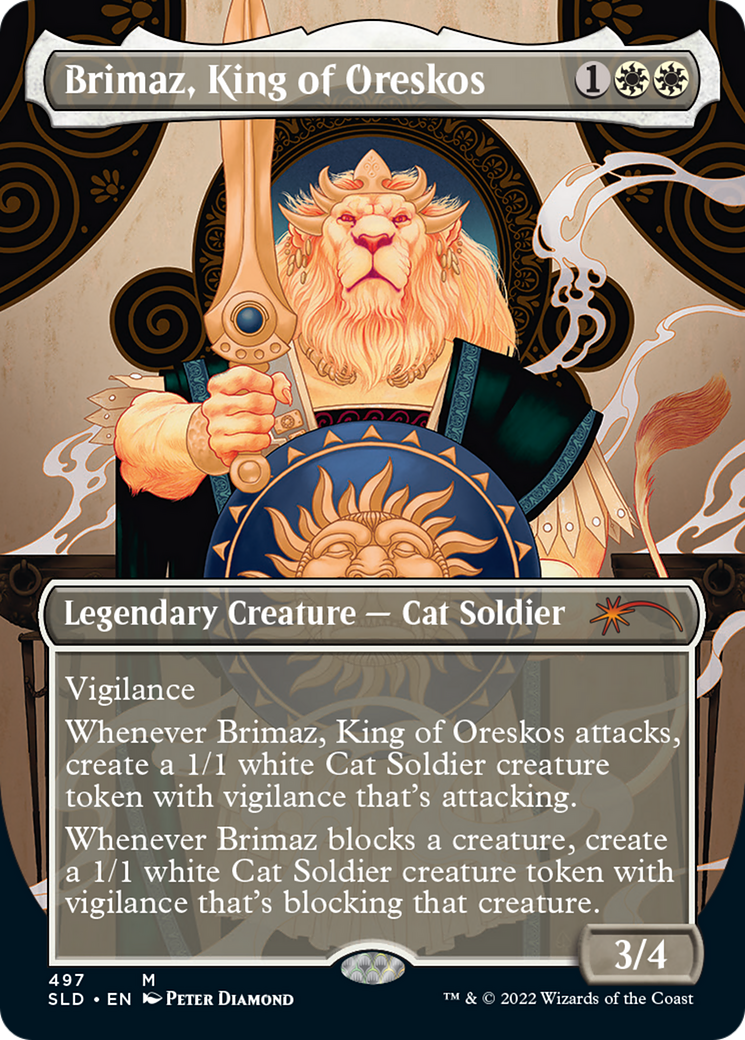 Brimaz, King of Oreskos (Borderless) [Secret Lair Drop Series]-1