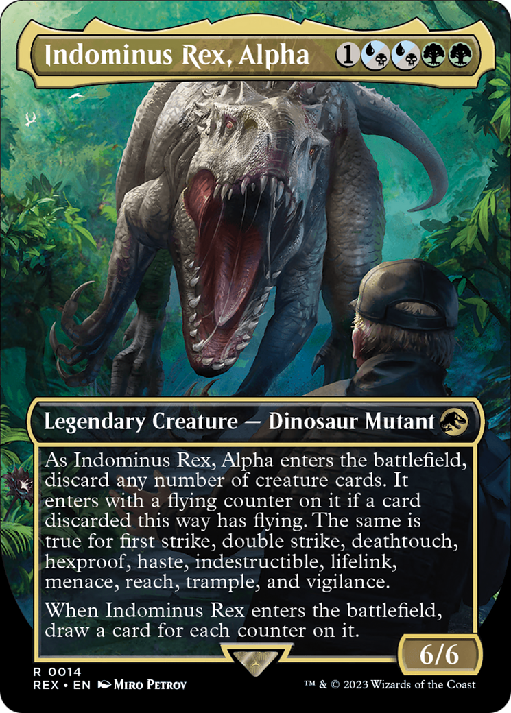 Indominus Rex, Alpha (Borderless) [Jurassic World Collection]-1