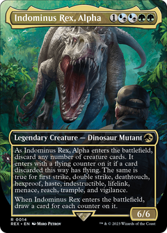 Indominus Rex, Alpha (Borderless) [Jurassic World Collection]-1