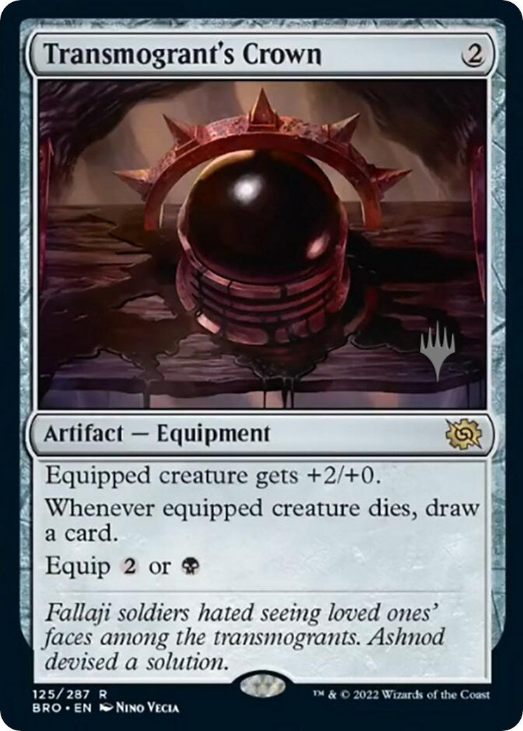 Transmogrant's Crown (Promo Pack) [The Brothers' War Promos]-1