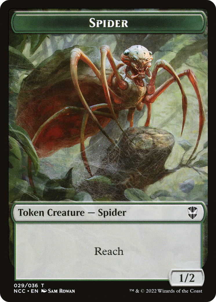 Spider (TNCC-029) - New Capenna Commander Tokens-1