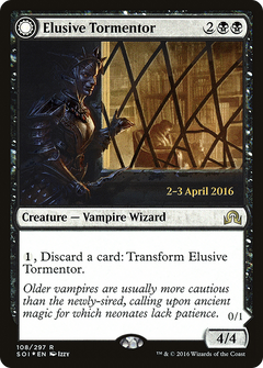 Elusive Tormentor // Insidious Mist [Shadows over Innistrad Prerelease Promos]-3