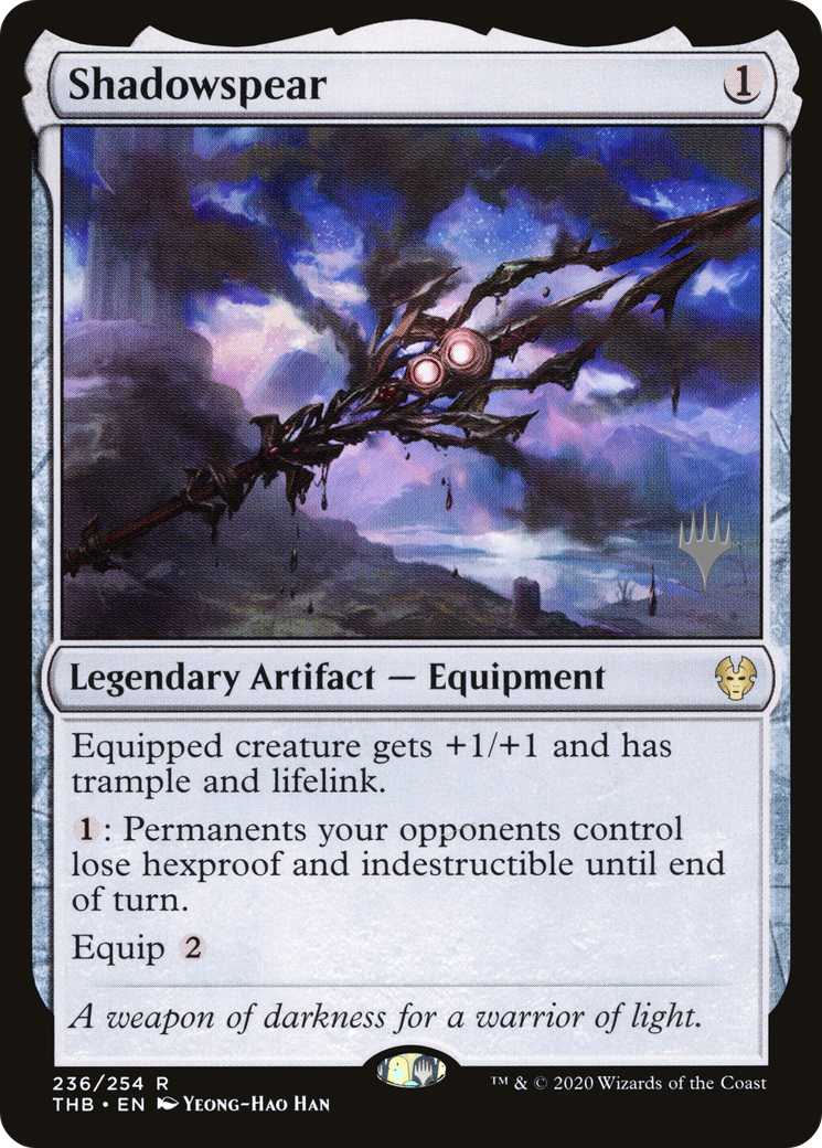 Shadowspear (Promo Pack) [Theros Beyond Death Promos]-1