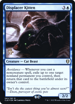 Displacer Kitten [Commander Legends: Battle for Baldur's Gate Prerelease Promos]-1