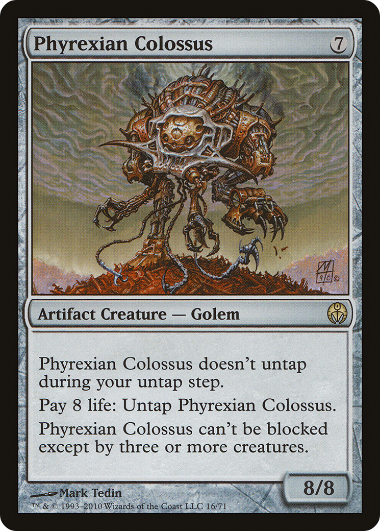 Phyrexian Colossus [Duel Decks: Phyrexia vs. the Coalition]-1