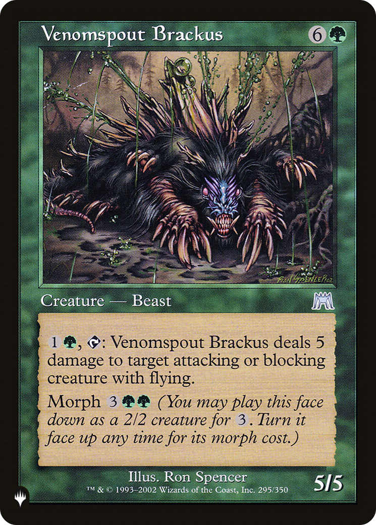Venomspout Brackus (LIST-295/350) - The List-1