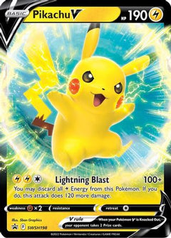 Pikachu V (SWSH198) [Sword & Shield: Black Star Promos]-1