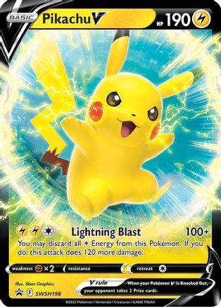 Pikachu V (SWSH198) [Sword & Shield: Black Star Promos]-1