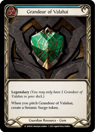 Graded (PCG-9) Grandeur of Valahai [EVR000] 1st Edition Cold Foil-3
