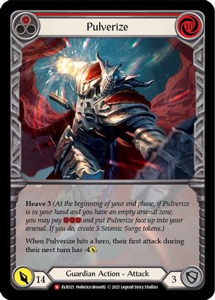 Pulverize [EVR021] (Everfest)  1st Edition Extended Art Rainbow Foil-3