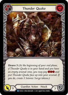 Thunder Quake (Yellow) [EVR025] (Everfest)  1st Edition Rainbow Foil-3