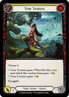Twin Twisters (Yellow) [EVR048] (Everfest)  1st Edition Rainbow Foil-3