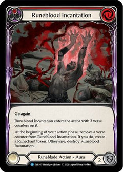 Runeblood Incantation (Red) [EVR107] (Everfest)  1st Edition Rainbow Foil-3