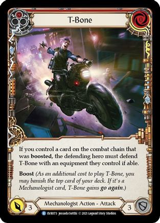 T-Bone (Red) [EVR073] (Everfest)  1st Edition Normal-3