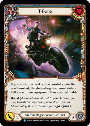 T-Bone (Blue) [EVR075] (Everfest)  1st Edition Normal-3