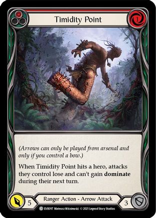 Timidity Point (Red) [EVR097] (Everfest)  1st Edition Rainbow Foil-3