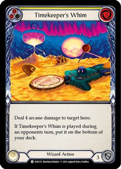 Timekeeper's Whim (Yellow) [EVR135] (Everfest)  1st Edition Rainbow Foil-4