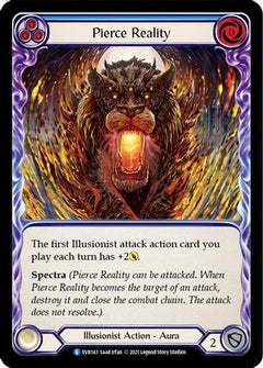 Pierce Reality (Blue) [EVR143] (Everfest)  1st Edition Rainbow Foil-3