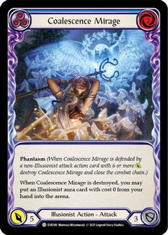 Coalescence Mirage (Blue) [EVR146] (Everfest)  1st Edition Rainbow Foil-3