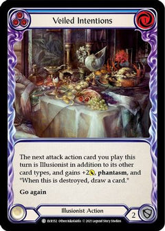 Veiled Intentions (Blue) [EVR152] (Everfest)  1st Edition Rainbow Foil-3