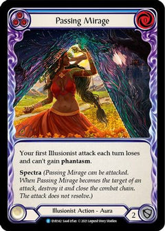 Passing Mirage (Blue) [EVR142] (Everfest)  1st Edition Rainbow Foil-3