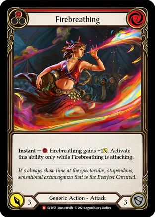 Firebreathing [EVR157] (Everfest)  1st Edition Rainbow Foil-3