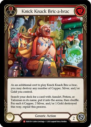 Knick Knack Bric-a-brac [EVR159] (Everfest)  1st Edition Rainbow Foil-3
