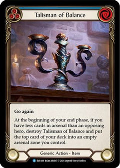 Talisman of Balance [EVR188] (Everfest)  1st Edition Normal-3