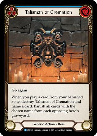 Talisman of Cremation [EVR189] (Everfest)  1st Edition Normal-3