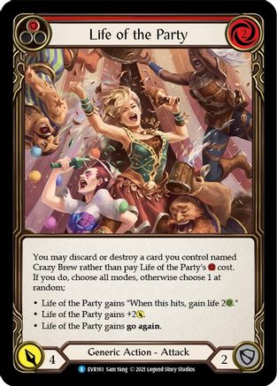 Life of the Party (Red) [EVR161] (Everfest)  1st Edition Normal-3