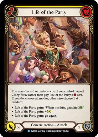 Life of the Party (Yellow) [EVR162] (Everfest)  1st Edition Normal-3