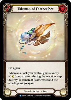 Talisman of Featherfoot [EVR190] (Everfest)  1st Edition Cold Foil-3