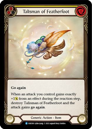 Talisman of Featherfoot [EVR190] (Everfest)  1st Edition Normal-3