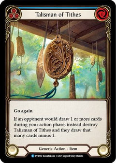 Talisman of Tithes [EVR192] (Everfest)  1st Edition Cold Foil-3