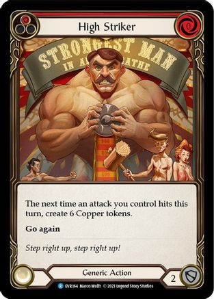High Striker (Red) [EVR164] (Everfest)  1st Edition Rainbow Foil-3