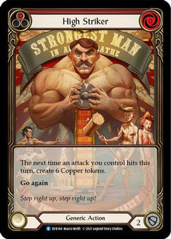 High Striker (Red) [EVR164] (Everfest)  1st Edition Extended Art Rainbow Foil-3