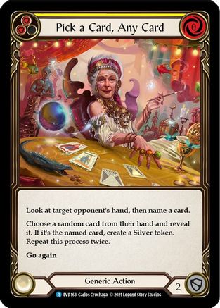 Pick a Card, Any Card (Yellow) [EVR168] (Everfest)  1st Edition Rainbow Foil-3