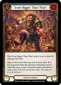 Even Bigger Than That! (Blue) [EVR175] (Everfest)  1st Edition Rainbow Foil-3