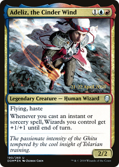 Adeliz, the Cinder Wind [Dominaria Prerelease Promos]-1